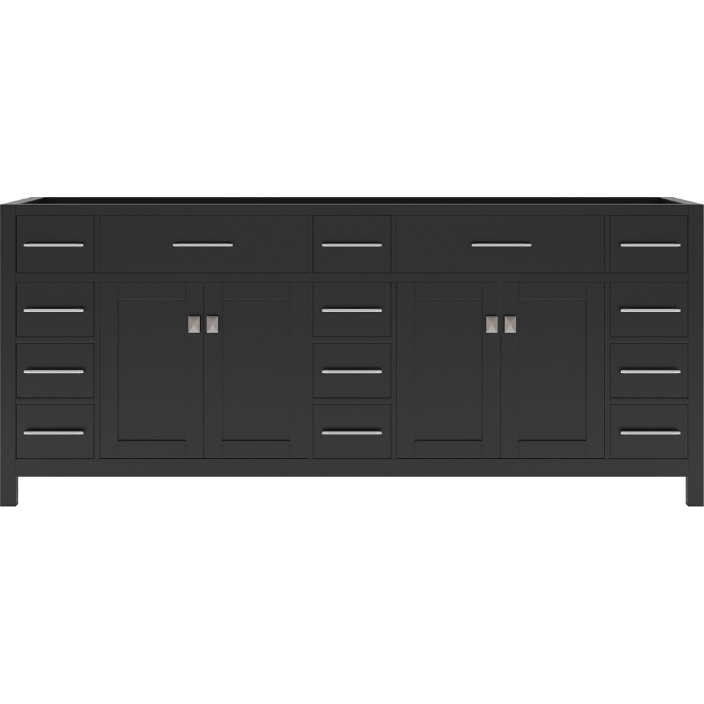 Caroline Parkway 78" Double Cabinet in Espresso