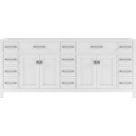 Caroline Parkway 78" Double Cabinet in White