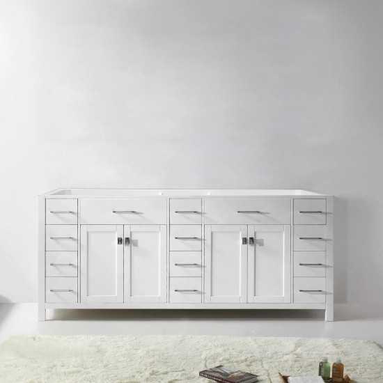 Caroline Parkway 78" Double Cabinet in White