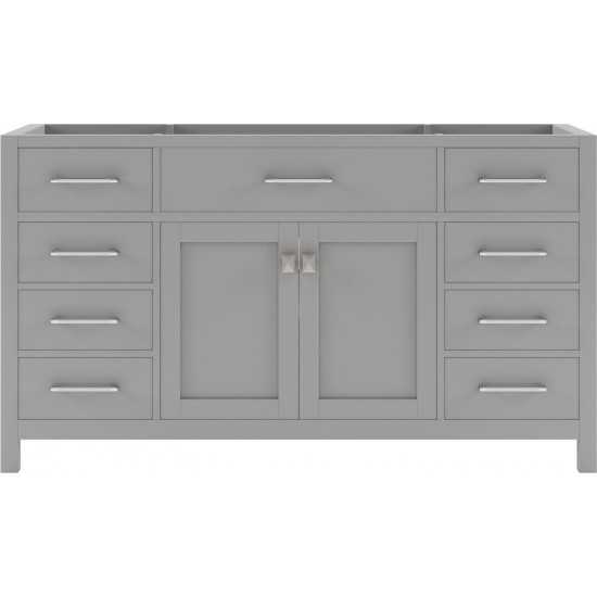 Caroline 60" Single Cabinet in Cashmere Gray