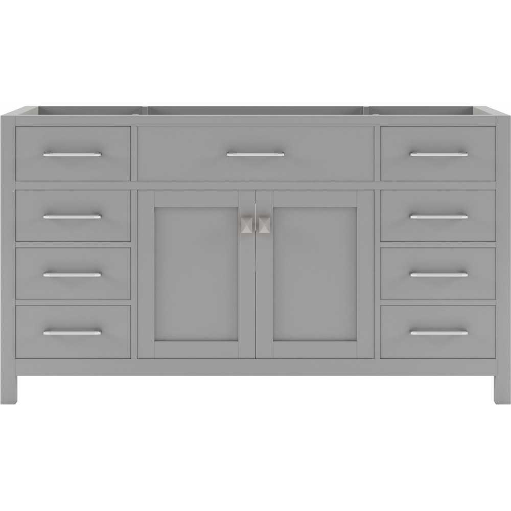 Caroline 60" Single Cabinet in Cashmere Gray