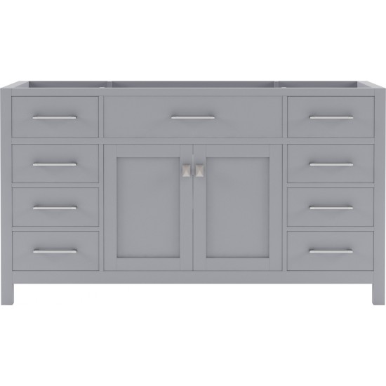 Caroline 60" Single Cabinet in Gray