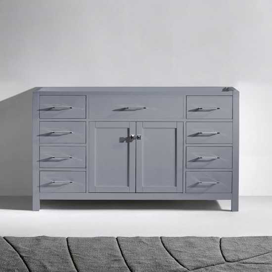 Caroline 60" Single Cabinet in Gray