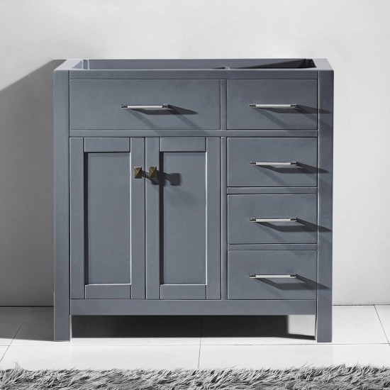 Caroline Parkway 36" Single Cabinet in Gray