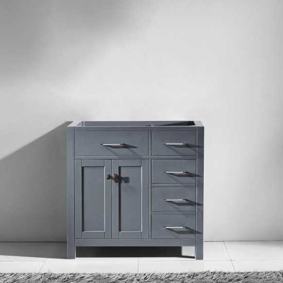 Caroline Parkway 36" Single Cabinet in Gray