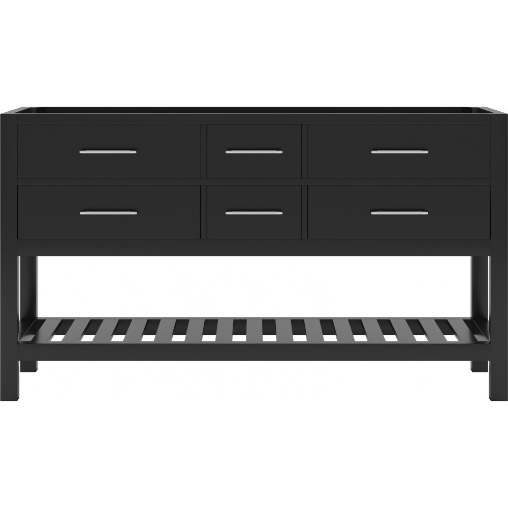 Caroline Estate 60" Double Cabinet in Espresso