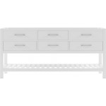 Caroline Estate 72" Double Cabinet in White