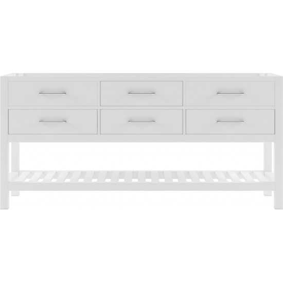 Caroline Estate 72" Double Cabinet in White