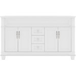 Victoria 60" Double Cabinet in White