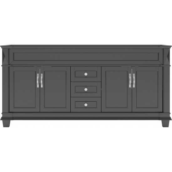 Victoria 72" Double Cabinet in Espresso