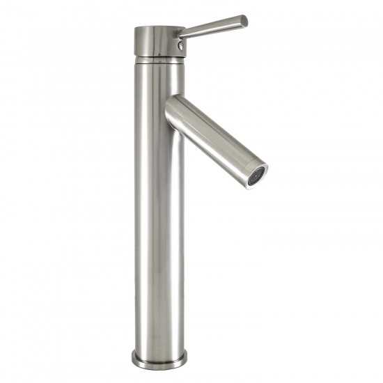 Bradford 60" Double Bath Vanity in White with White Engineered Stone Top with Brushed Nickel Faucets