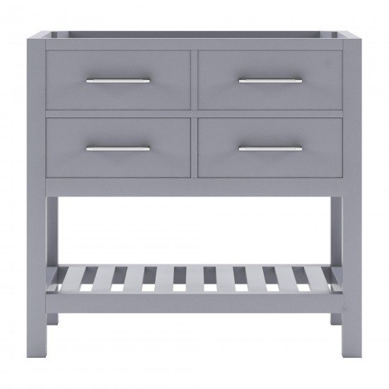 Caroline Estate 36" Single Cabinet in Gray