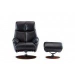 15-3725 Alicia Pedestal Recliner / Ottoman