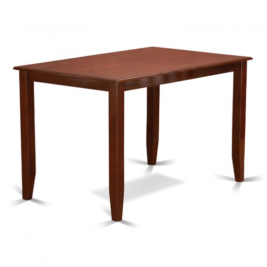 Buckland Counter Height Rectangular Table 30"X48" In Mahogany Finish