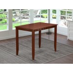 Buckland Counter Height Rectangular Table 30"X48" In Mahogany Finish