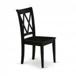 Clarksville Double X-Back Chairs In Black Finish - Set Of 2