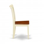 Clarksville Double X-Back Chairs In Buttermilk & Cherry Finish - Set Of 2