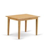 3Pc Rectangle 42/53.5" Dinette Table, 12 In Butterfly Leaf, Pair Of Parson Chair, Oak Leg, Light Fawn