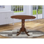 Round Table With 29" Drop Leaves, Mahogany