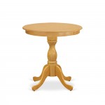 Small Table, Oak Color Top Surface, Asian Wood Small Dining Table Wooden Legs Oak Finish