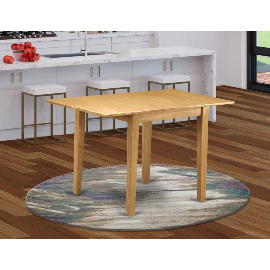 Norden Rectangular Table 30"X48" With 2 Drop Leaves In Oak Finish