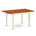 Norfolk Rectangular Table With 12" Butterfly Leaf -Buttermilk And Cherry