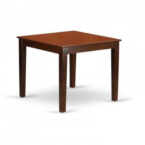 Oxford Square Dining Table - Mahogany Finish