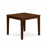 Dinette Table, Natural Color Top Surface, Asian Wood Kitchen Table Wooden Legs Natural Finish