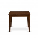 Dinette Table, Natural Color Top Surface, Asian Wood Kitchen Table Wooden Legs Natural Finish