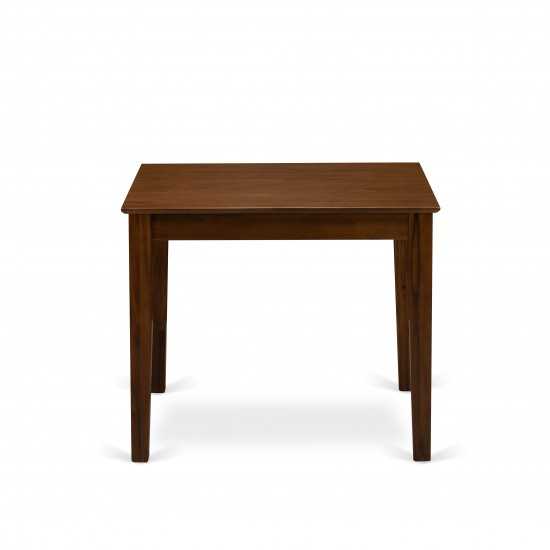 Dinette Table, Natural Color Top Surface, Asian Wood Kitchen Table Wooden Legs Natural Finish