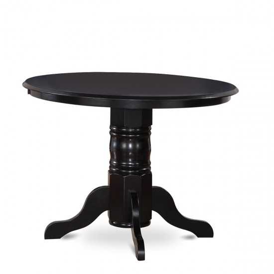 Round Kitchen Table 42" Diameter In Black