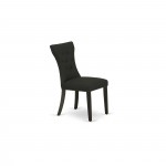 Gallatin Parson Chair With Black Leg And Black Color Fabric Color - Set Of 2