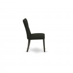 Gallatin Parson Chair With Black Leg And Black Color Fabric Color - Set Of 2