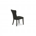 Gallatin Parson Chair With Black Leg And Black Color Fabric Color - Set Of 2