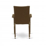 Gudhjem Patio Chair With Cushion, Brown Wicker, And Beige Cushion - Set Of 2