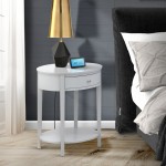 Nightstand, 1 Drawer, Stable, Sturdy Constructed Urban Gray Finish