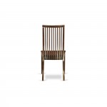 Ipswich Dining Chair With Slatted Back In Mahogany Finish - Set Of 2