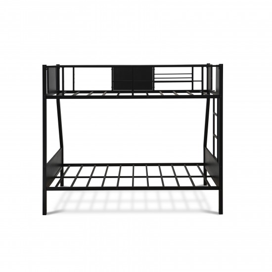 Jackson Full Twin Bunk Bed In Powder Coating Black Color