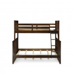 Odessa Twin & Full Bunk Bed In Phillip Walnut Finish