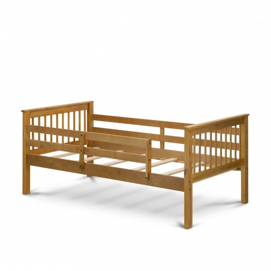 Odessa Twin & Full Bunk Bed In Natural Oak Finish