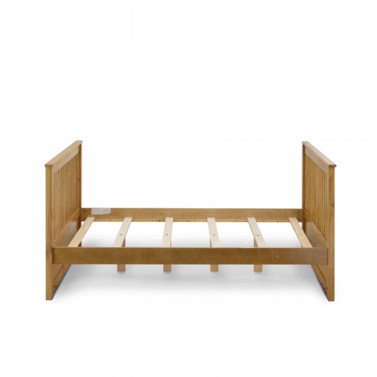 Odessa Twin & Full Bunk Bed In Natural Oak Finish