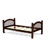 Verona Twin Bunk Bed In Java Finish