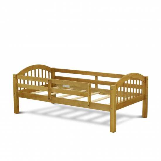 Verona Twin Bunk Bed In Natural Oak Finish