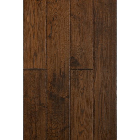 European Oak Spice Brown 1/2"X5"Xrandom Length Hardwood Flooring(26.24 Sqft/Box)