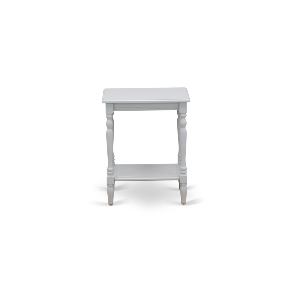 Nightstand, Open Storage Shelf, Side Table For Small Spaces, Urban Gray