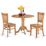 3 Pc Kitchen Nook Dining Set-Small Table And 2 Dinette Chairs Chairs