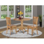 3 Pc Kitchen Nook Dining Set-Small Table And 2 Dinette Chairs Chairs