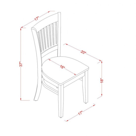 3 Pc Kitchen Nook Dining Set-Small Table And 2 Dinette Chairs Chairs