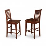 5 Pc Counter Height Pub Set-Pub Table And 4 Dining Chairs