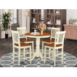 5 Pc Counter Height Dining Set-Pub Table And 4 Kitchen Bar Stool